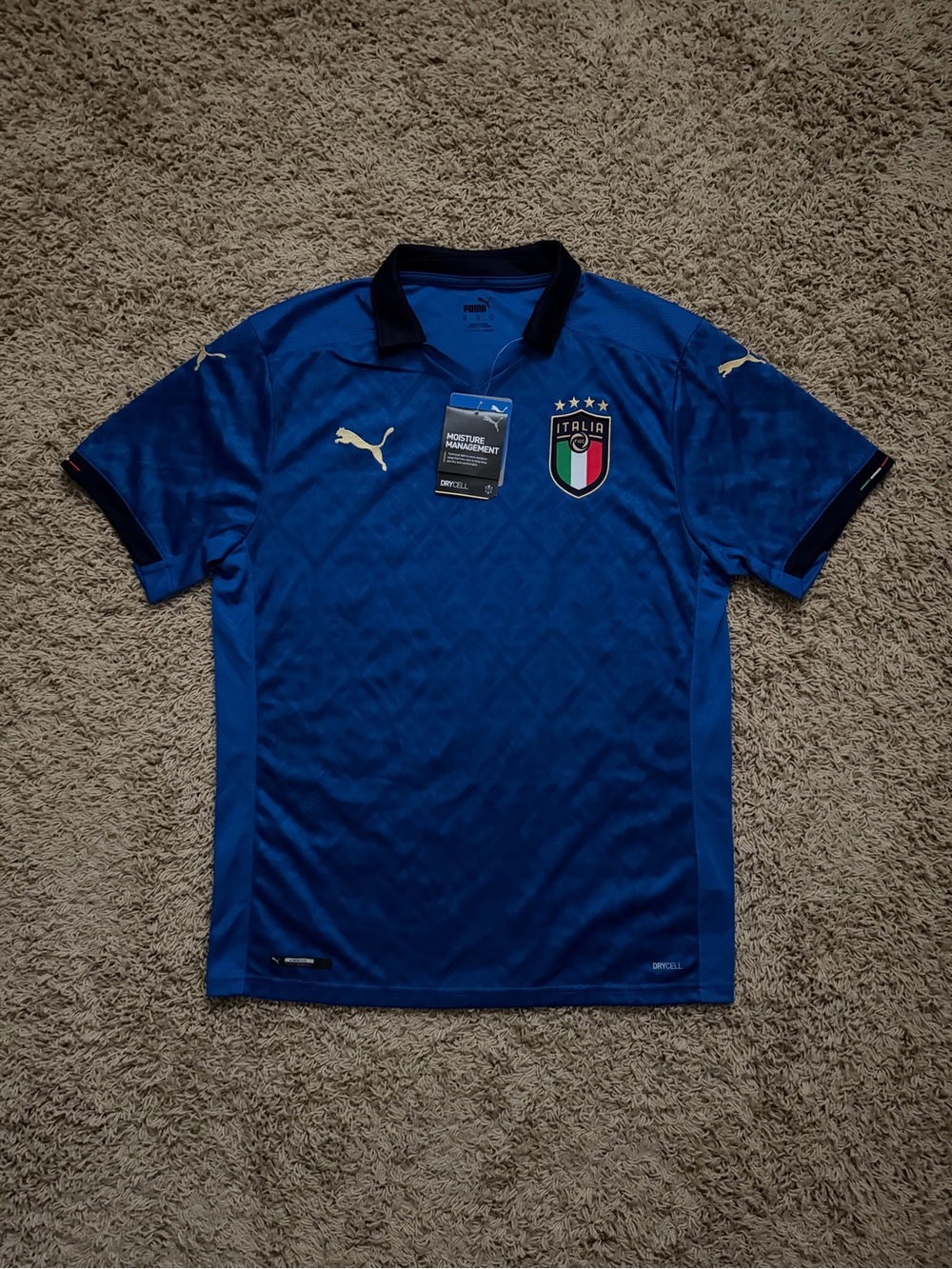 NEW Puma Italy 2020 2022 Home Football Shirt Soccer Jersey Size Medium Italia